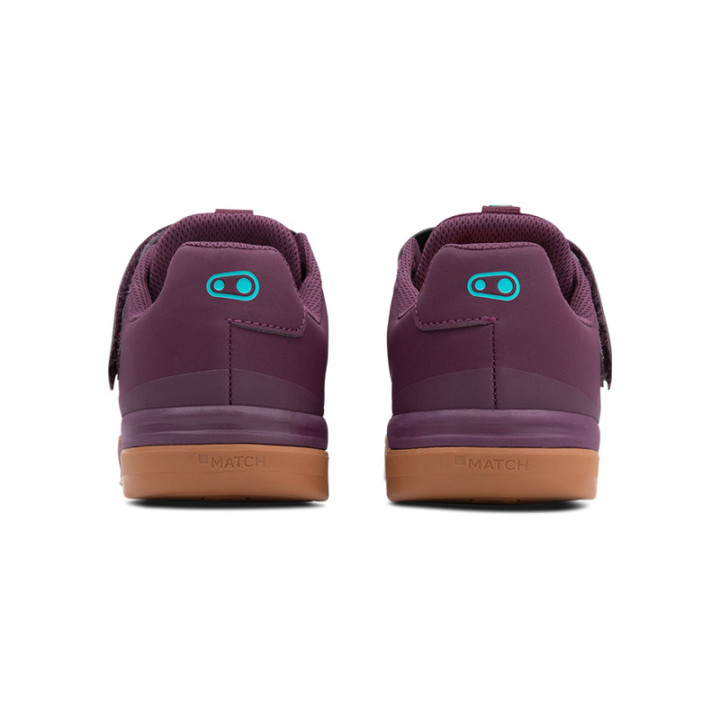 BUTY CRANKBROTHERS STAMP SPEEDLACE PURPLE/TEAL BLUE - GUM OUTSOLE