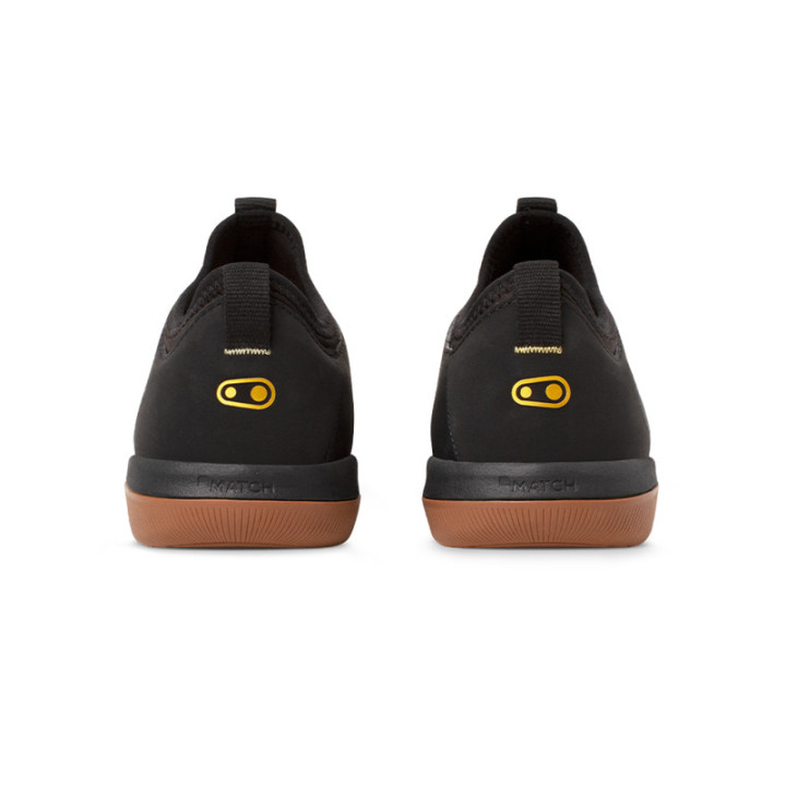 BUTY CRANKBROTHERS STAMP STREET LACE BLACK/GOLD - GUM OUTSOLE