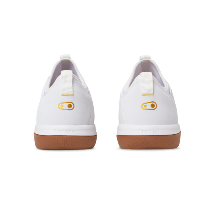 BUTY CRANKBROTHERS STAMP STREET LACE WHITE/GOLD - GUM OUTSOLE