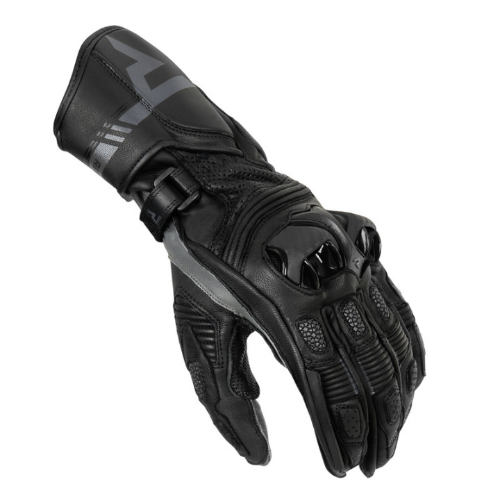 RĘKAWICE MOTOCYKLOWE REBELHORN ST LONG BLACK GREY S