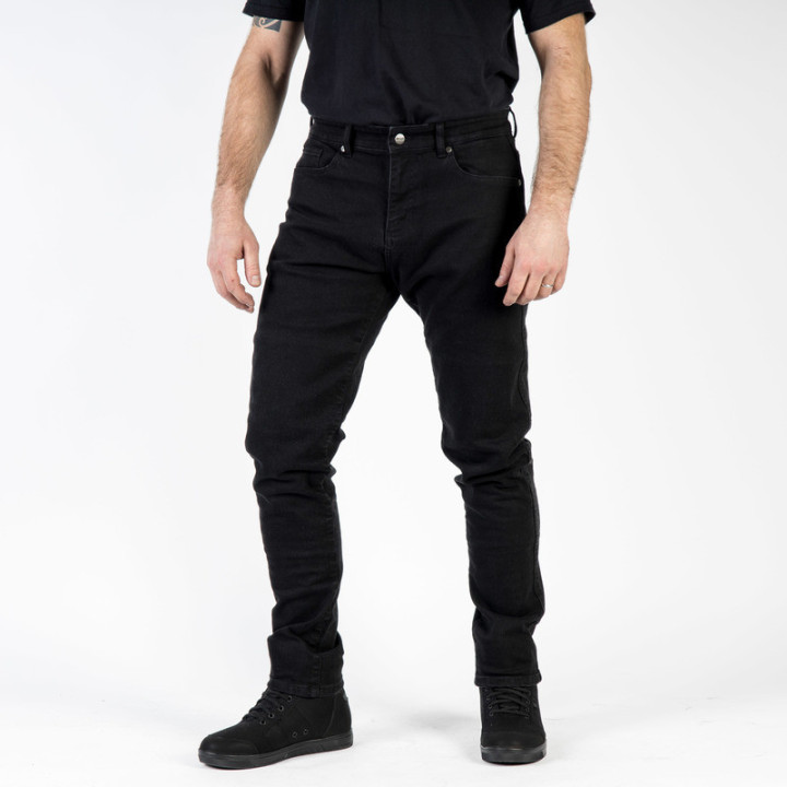 JEANSY MOTOCYKLOWE OZONE STRIKER REGULAR BLACK 28/32