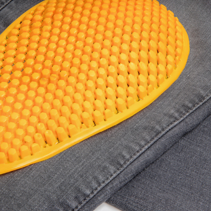 JEANSY MOTOCYKLOWE DAMSKIE OZONE STRIKER SLIM FIT WASHED GREY