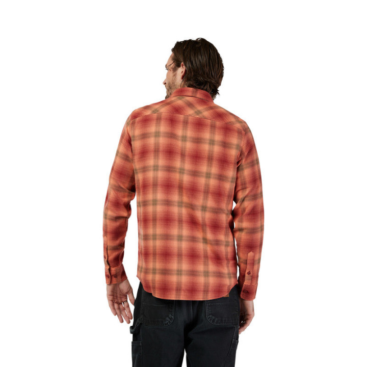 KOSZULA FOX SURVIVALIST STRETCH FLANNEL RUST