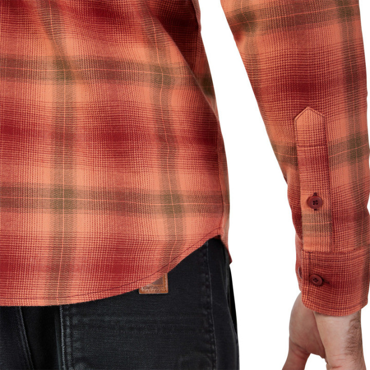 KOSZULA FOX SURVIVALIST STRETCH FLANNEL RUST