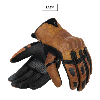 RĘKAWICE MOTOCYKLOWE DAMSKIE REBELHORN THUG 2 VINTAGE BROWN
