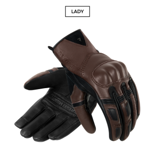 RĘKAWICE MOTOCYKLOWE DAMSKIE REBELHORN THUG 2 BROWN