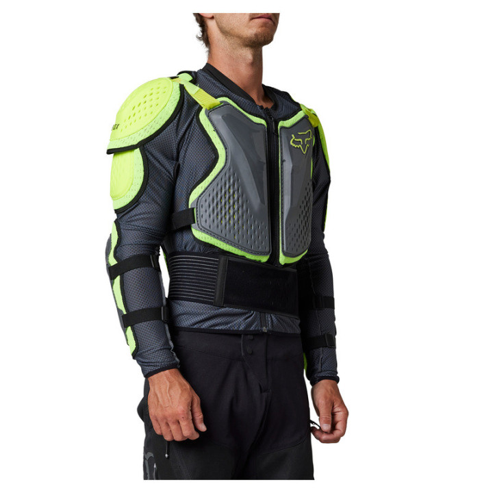 KOSZULKA Z OCHRANIACZAMI FOX TITAN SPORT DARK SHADOW