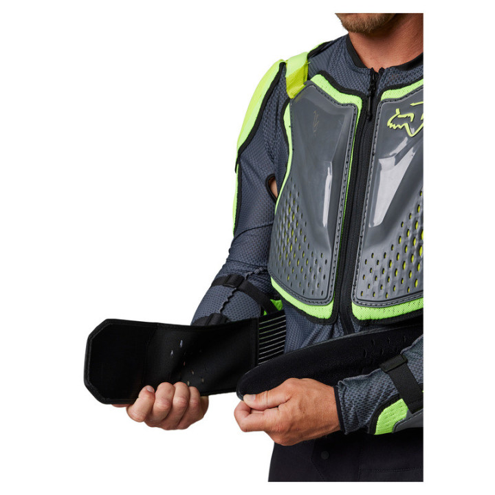 KOSZULKA Z OCHRANIACZAMI FOX TITAN SPORT DARK SHADOW