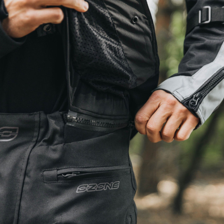 KURTKA MOTOCYKLOWA TEKSTYLNA OZONE TOUR 3 BLACK