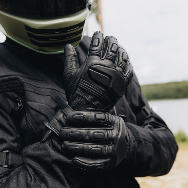 RĘKAWICE MOTOCYKLOWE OZONE TOURING 2 BLACK