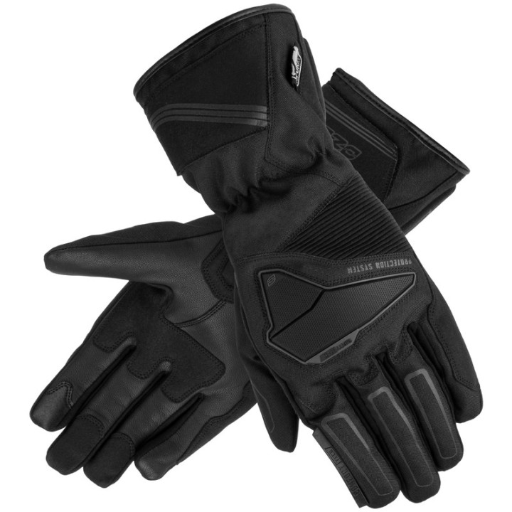 RĘKAWICE MOTOCYKLOWE OZONE TOURING WP BLACK S