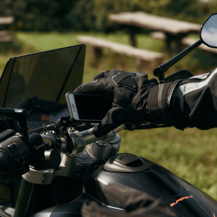 RĘKAWICE MOTOCYKLOWE OZONE TOURING WP BLACK