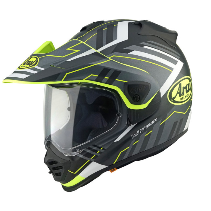 KASK MOTOCYKLOWY ARAI TOUR-X5 TRAIL YELLOW
