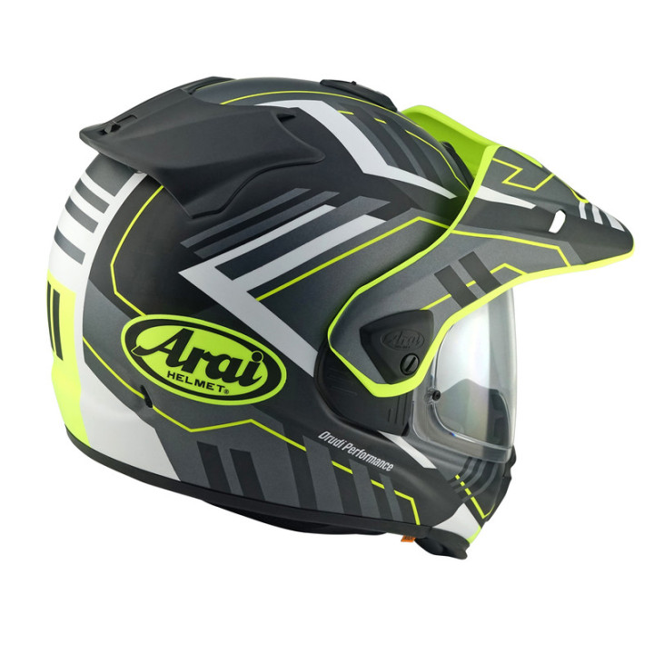KASK MOTOCYKLOWY ARAI TOUR-X5 TRAIL YELLOW
