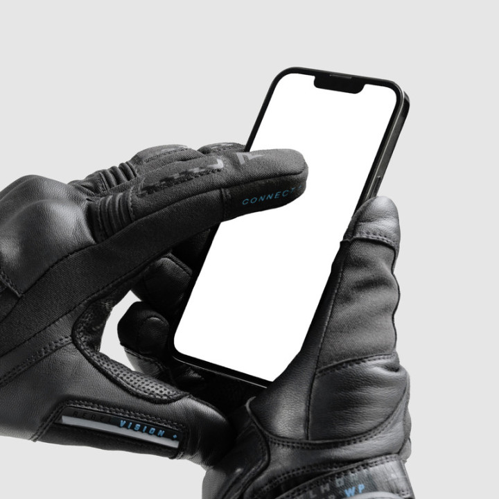 RĘKAWICE MOTOCYKLOWE REBELHORN TRACER WP BLACK