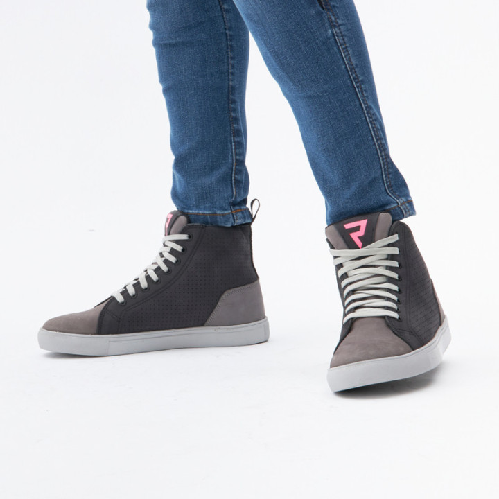 BUTY MOTOCYKLOWE DAMSKIE REBELHORN TRAMP 2 BLACK GREY