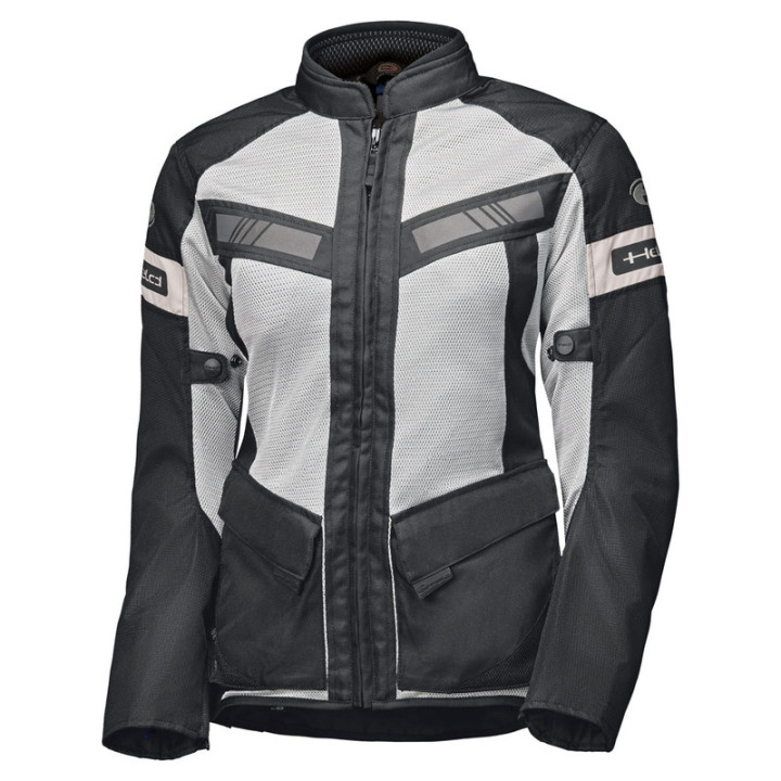 KURTKA MOTOCYKLOWA TEKSTYLNA DAMSKA HELD TROPIC XT GREY BLACK