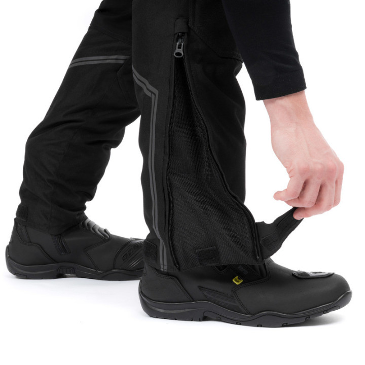 SPODNIE MOTOCYKLOWE TEKSTYLNE OZONE UNION 2 BLACK 10XL