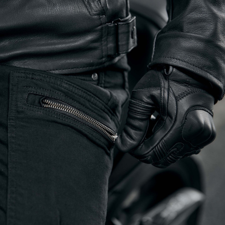 JEANSY MOTOCYKLOWE REBELHORN URBAN 3 WASHED BLACK