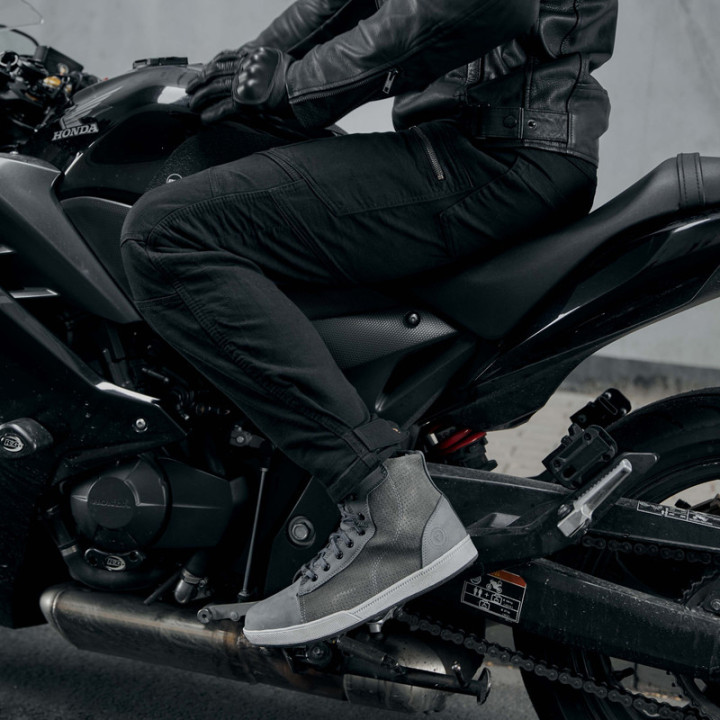JEANSY MOTOCYKLOWE REBELHORN URBAN 3 WASHED BLACK