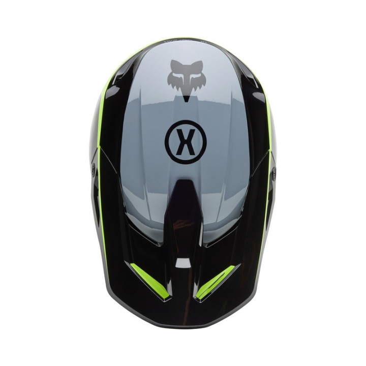 KASK FOX V1 FLOW BLACK/YELLOW