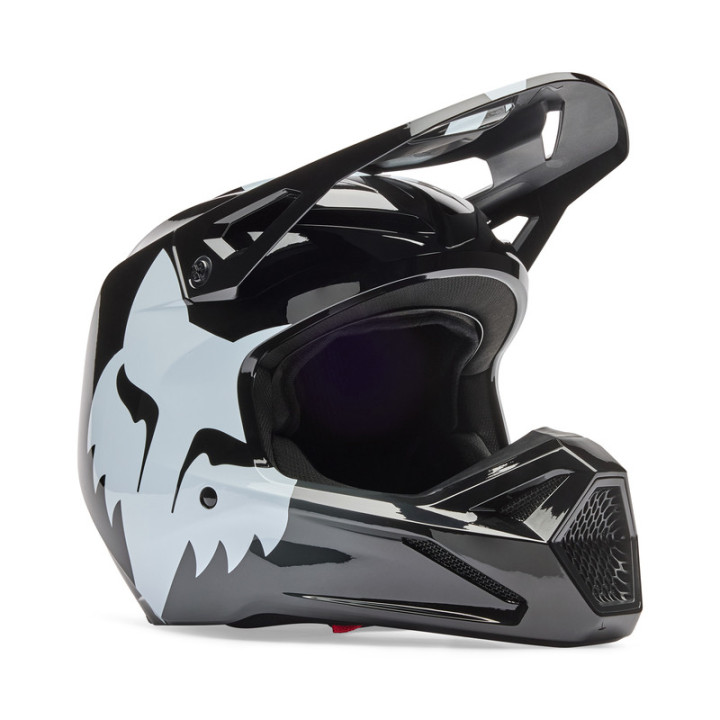 KASK MOTOCYKLOWY FOX V1 SHIELD BLACK