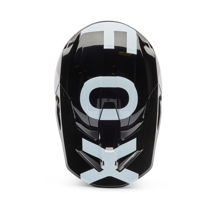 KASK MOTOCYKLOWY FOX V1 SHIELD BLACK