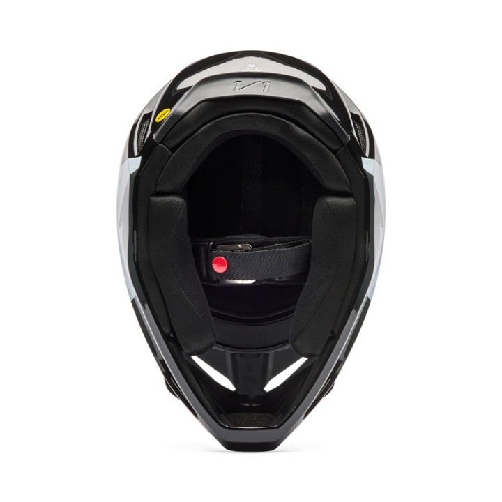 KASK MOTOCYKLOWY FOX V1 SHIELD BLACK