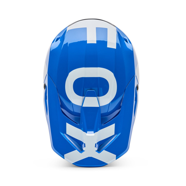 KASK MOTOCYKLOWY FOX V1 SHIELD BLUE XL