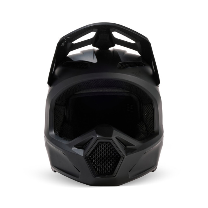 KASK MOTOCYKLOWY FOX V1 SOLID MATTE BLACK