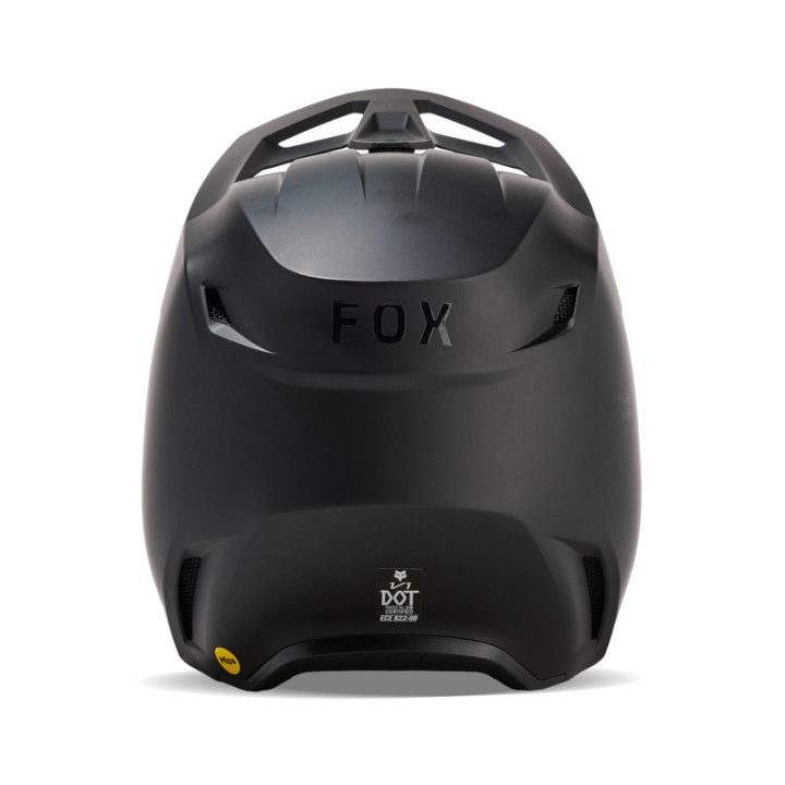 KASK MOTOCYKLOWY FOX V1 SOLID MATTE BLACK