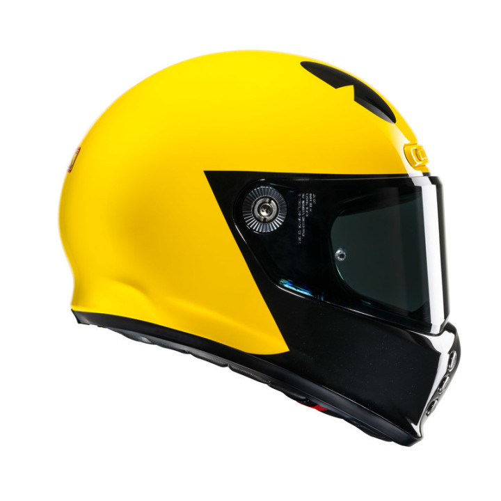 KASK MOTOCYKLOWY HJC V10 PAC-MAN BANDAI NAMCO YELLOW