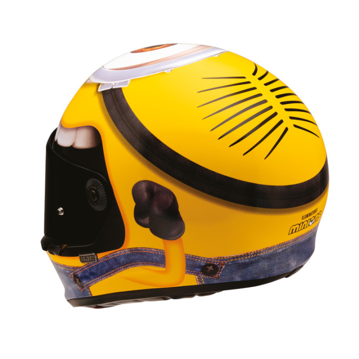 KASK MOTOCYKLOWY HJC V10 STUART MINIONS YELLOW
