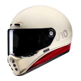 KASK MOTOCYKLOWY HJC V10 TAMI WHITE RED