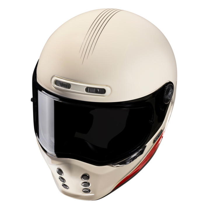 KASK MOTOCYKLOWY HJC V10 TAMI WHITE RED