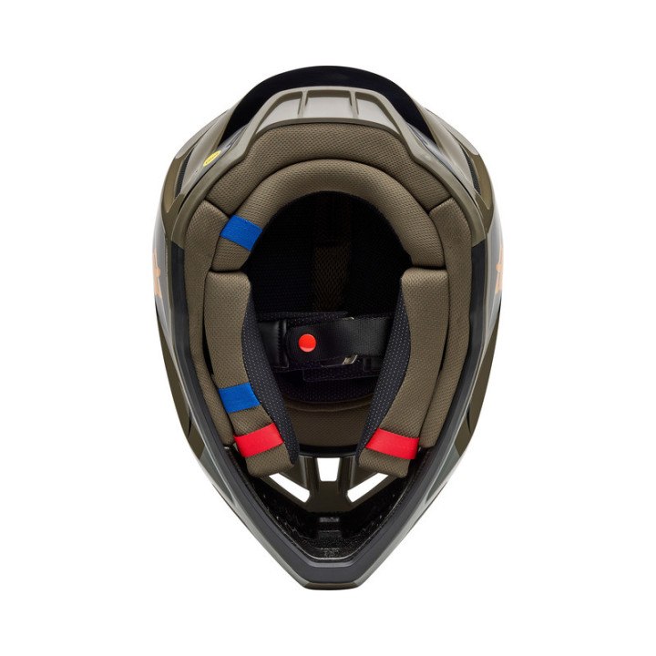 KASK MOTOCYKLOWY FOX V3 FADE BROWN BLACK