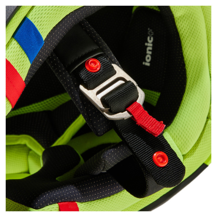 KASK MOTOCYKLOWY FOX V3 REVISE RED YELLOW M