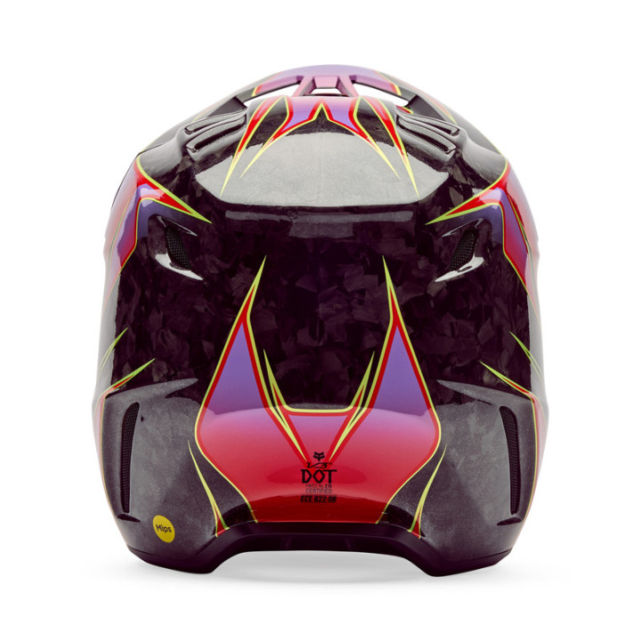 KASK MOTOCYKLOWY FOX V3 RS CANVAS RED