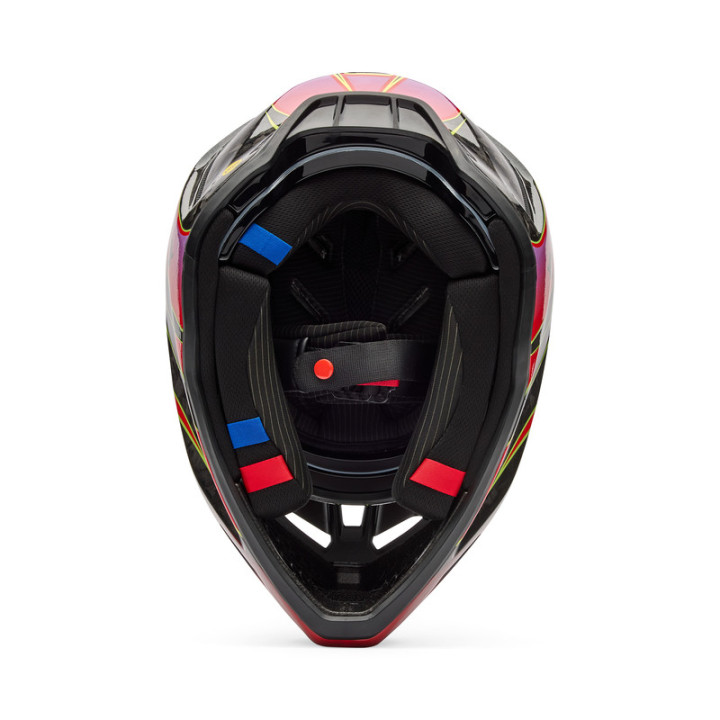 KASK MOTOCYKLOWY FOX V3 RS CANVAS RED