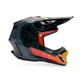 KASK FOX V3 RS GRID BLACK/ORANGE S