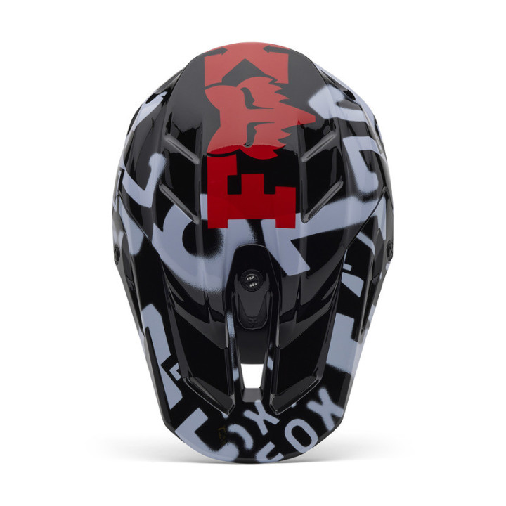 KASK MOTOCYKLOWY FOX V3 SEVENTY4 BLACK M