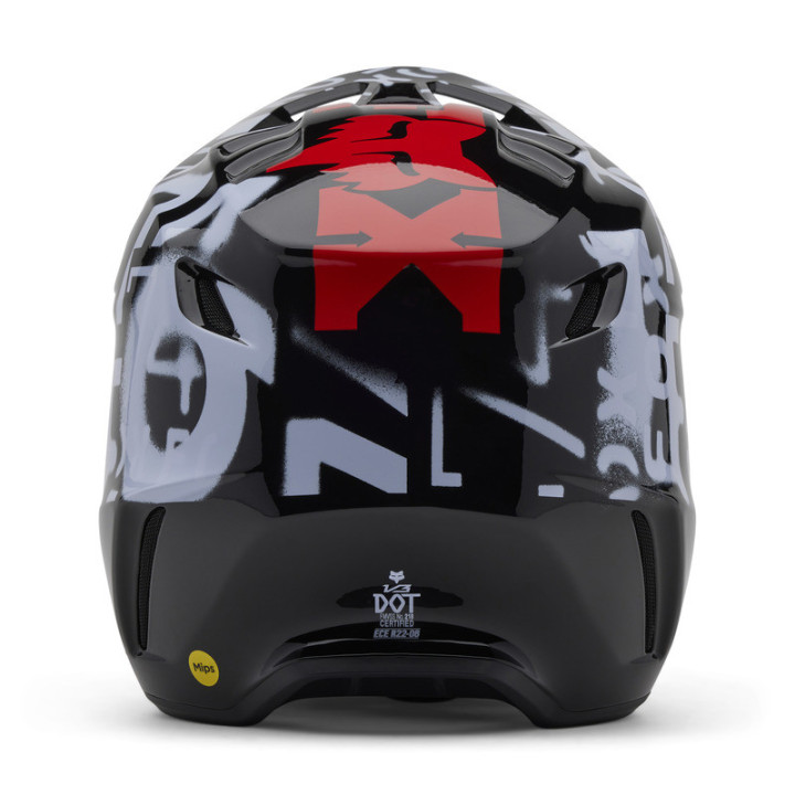 KASK MOTOCYKLOWY FOX V3 SEVENTY4 BLACK M