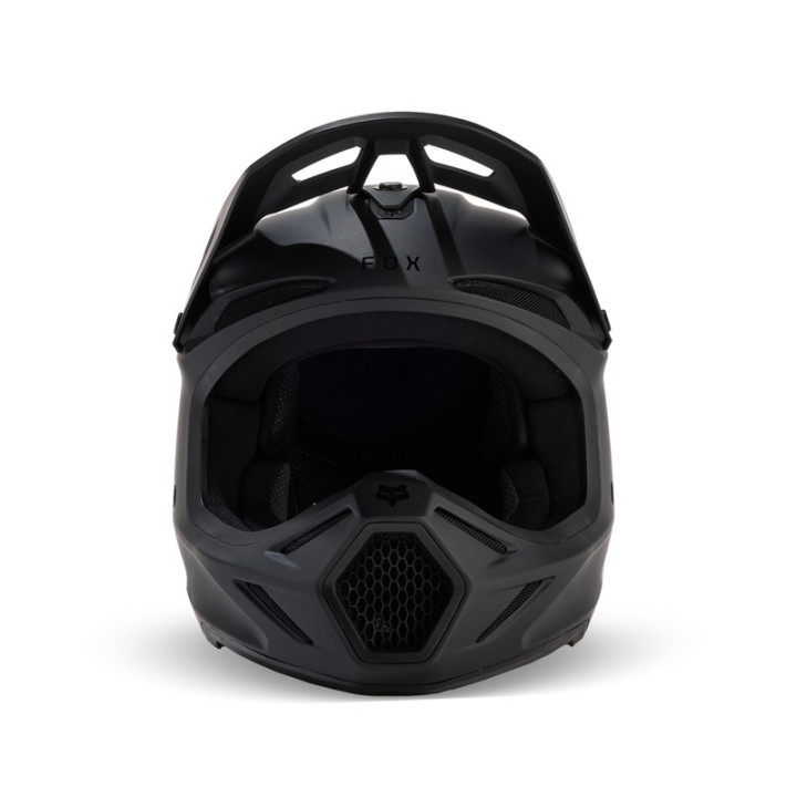 KASK MOTOCYKLOWY FOX V3 SOLID MATTE BLACK