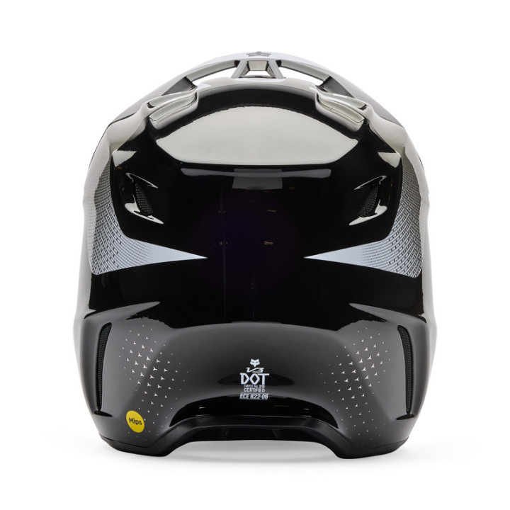 KASK MOTOCYKLOWY FOX V3 TINE BLACK
