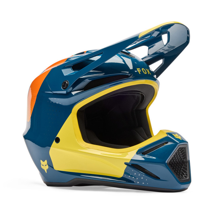 KASK MOTOCYKLOWY FOX V3 TINE TWILIGHT