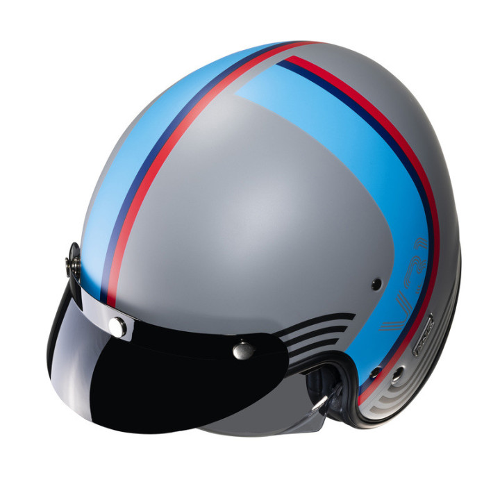 KASK MOTOCYKLOWY HJC V31 BYRON GREY BLUE S