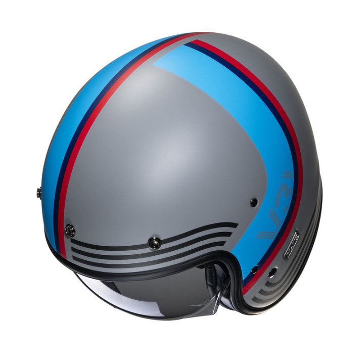 KASK MOTOCYKLOWY HJC V31 BYRON GREY BLUE S