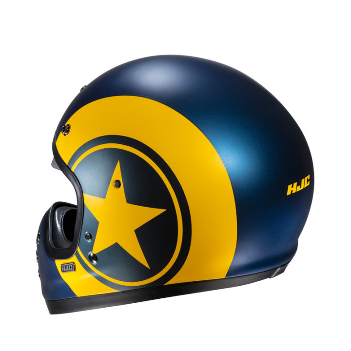 KASK MOTOCYKLOWY HJC V60 NYX BLUE YELLOW