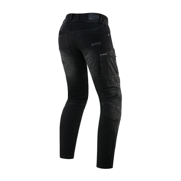 JEANSY MOTOCYKLOWE REBELHORN VANDAL DENIM BLACK
