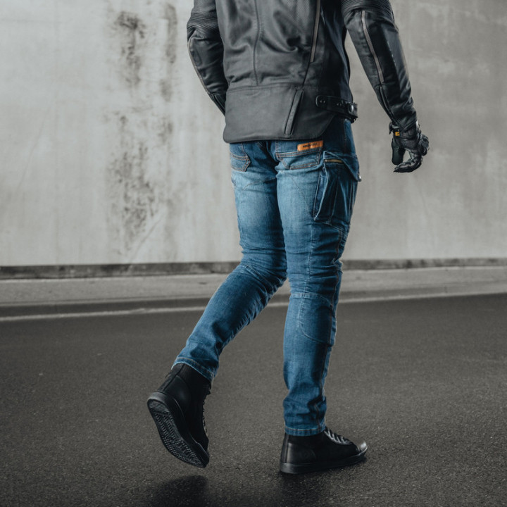 JEANSY MOTOCYKLOWE REBELHORN VANDAL DENIM BLUE